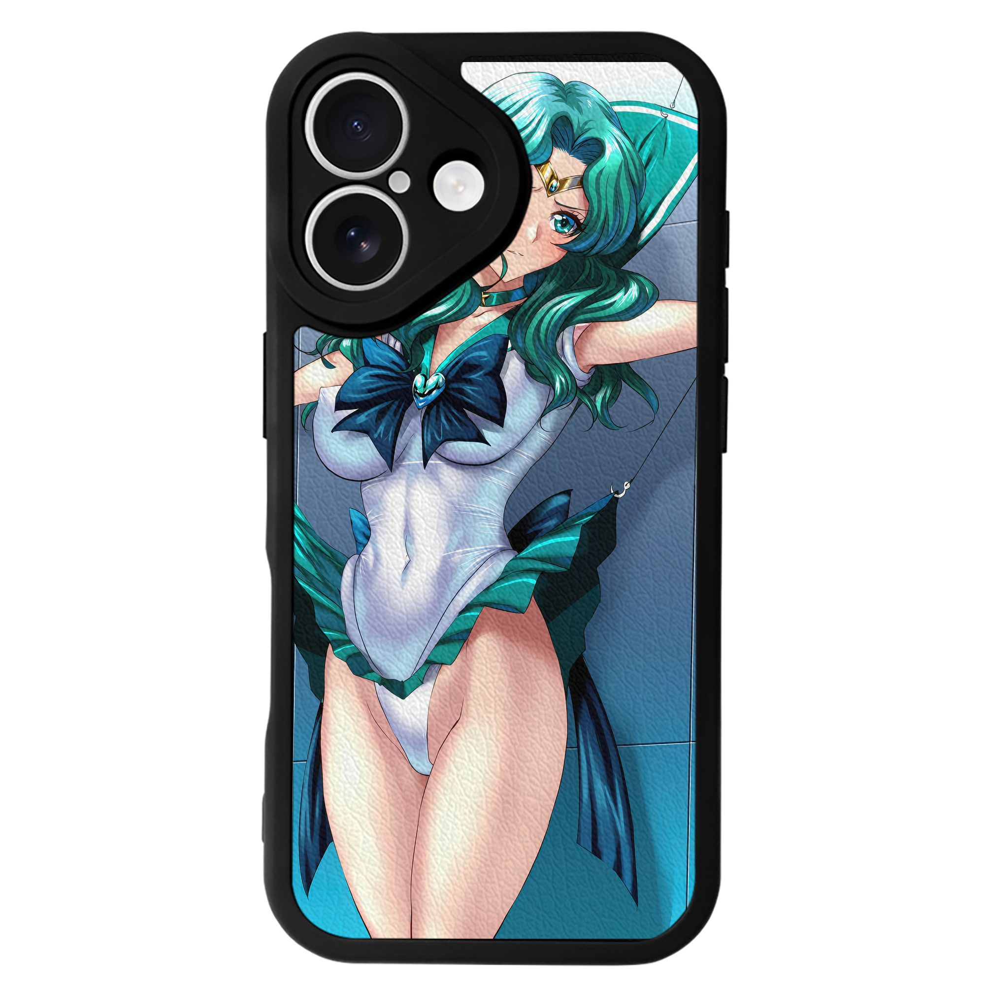（画像用） 美少女戦士セーラームーン Sailor Moon 【iPhone 16シリーズ対応】シリコンスマホケース（レザー調） 材質：シリコン
